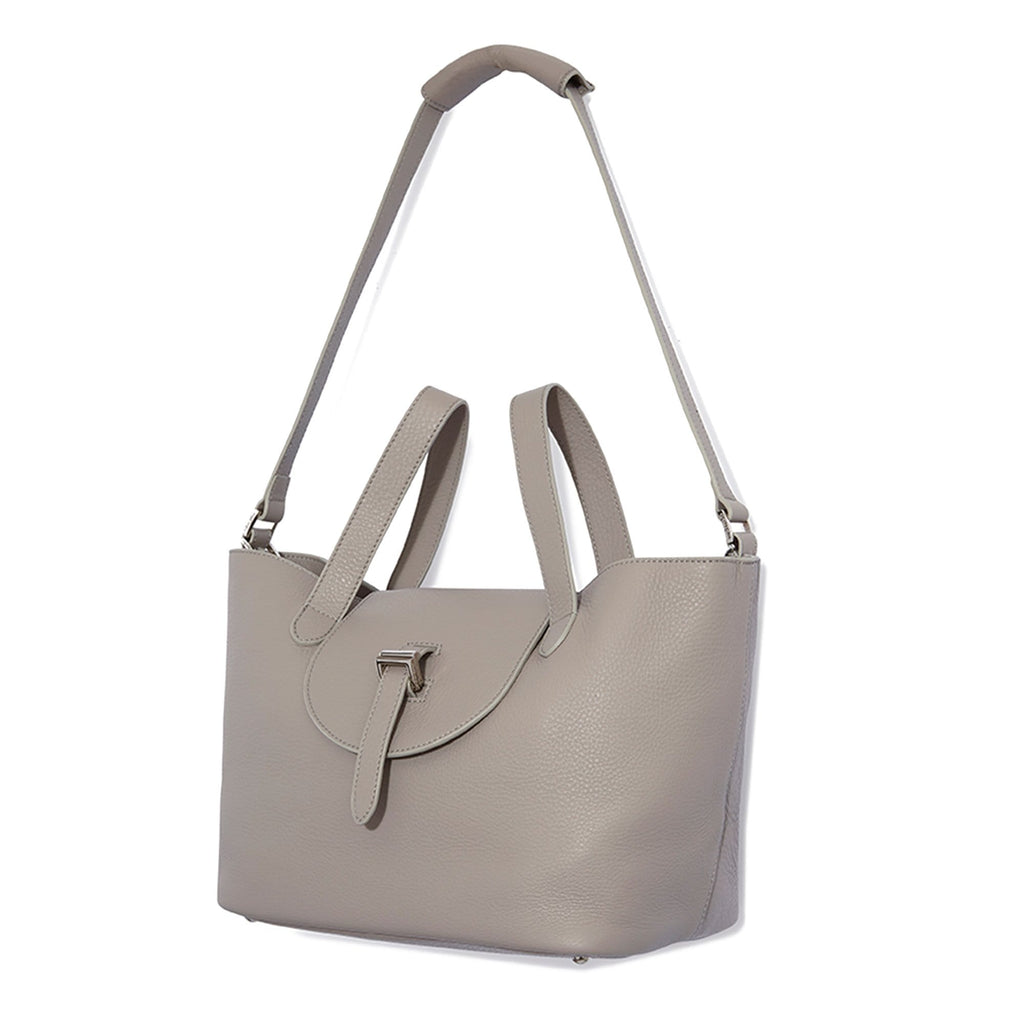 meli melo Meli Melo Thela Taupe Grey Leather Tote Bag for Women 622.00
